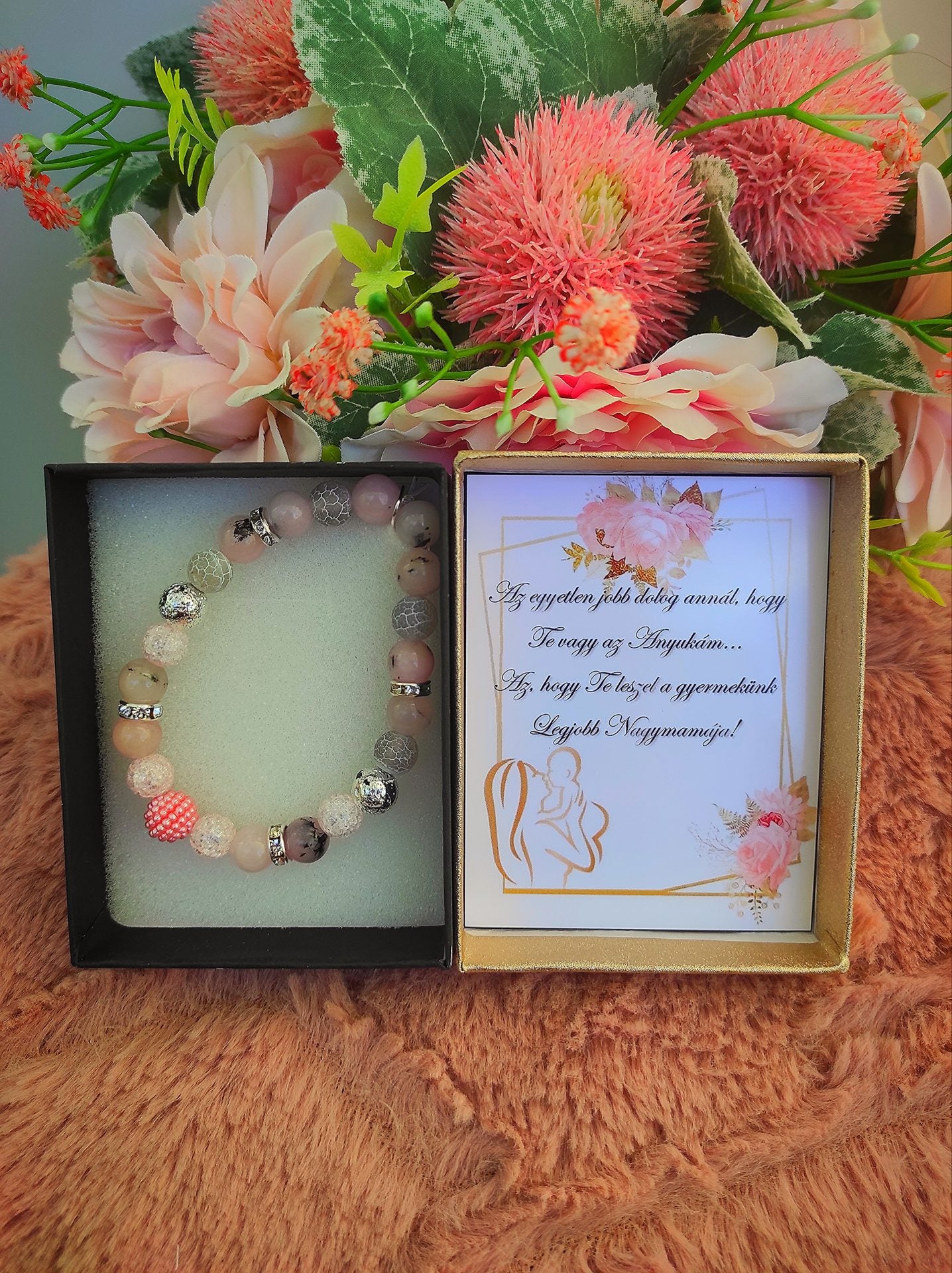 Bababejelentő barack védő ajándék